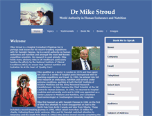 Tablet Screenshot of drmikestroud.com